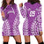 Custom Cook Islands Mangaia Hoodie Dress Polynesian Tribal Tattoo