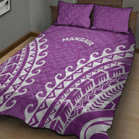 Cook Islands Mangaia Quilt Bed Set Polynesian Tribal Tattoo LT05 - Polynesian Pride
