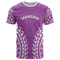 Custom Cook Islands Mangaia T Shirt Polynesian Tribal Tattoo LT05 Pink - Polynesian Pride