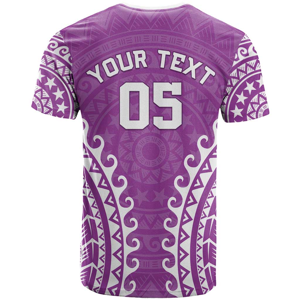 Custom Cook Islands Mangaia T Shirt Polynesian Tribal Tattoo LT05 - Polynesian Pride