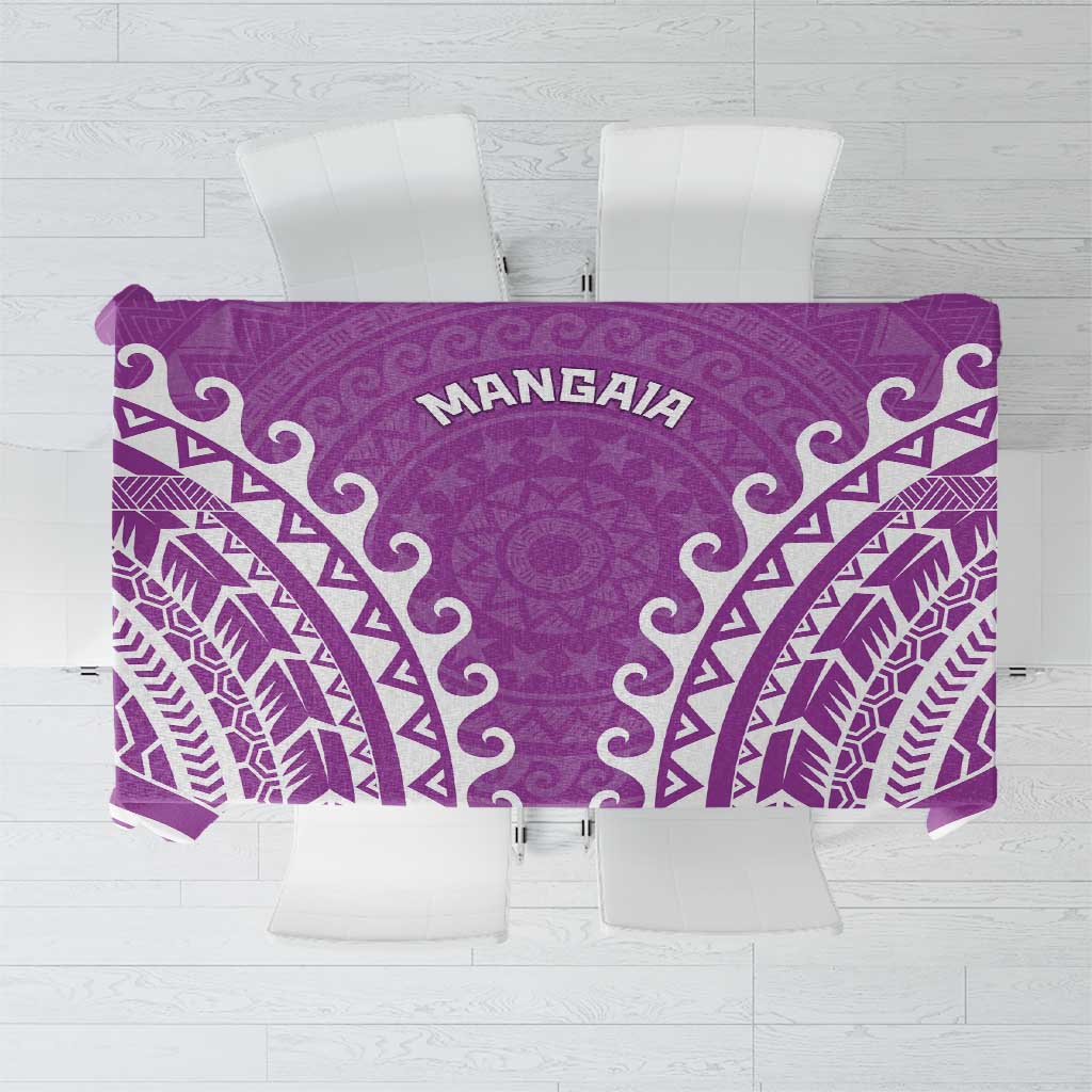 Cook Islands Mangaia Tablecloth Polynesian Tribal Tattoo LT05 Pink - Polynesian Pride