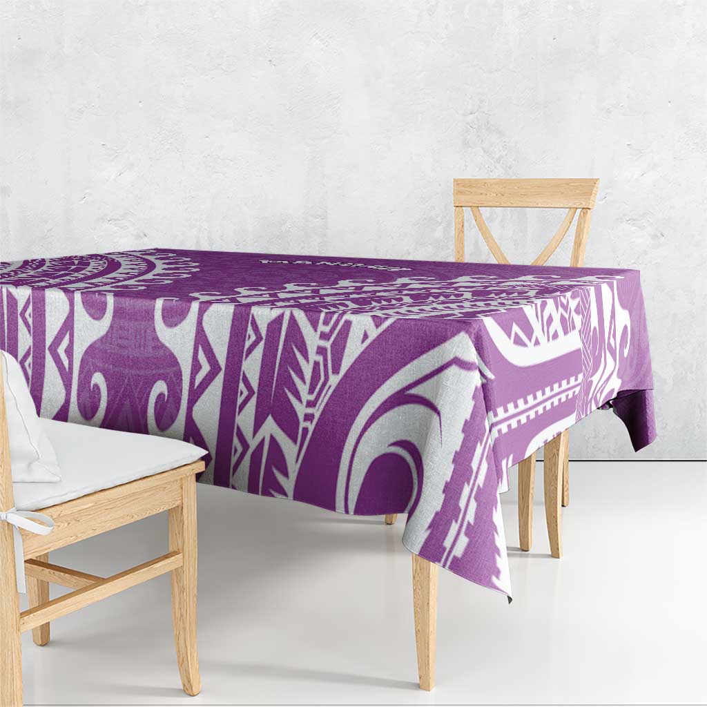 Cook Islands Mangaia Tablecloth Polynesian Tribal Tattoo LT05 - Polynesian Pride