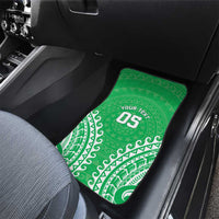 Custom Cook Islands Mitiaro Car Mats Polynesian Tribal Tattoo LT05 - Polynesian Pride