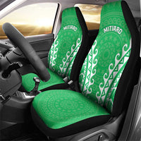 Cook Islands Mitiaro Car Seat Cover Polynesian Tribal Tattoo LT05 - Polynesian Pride