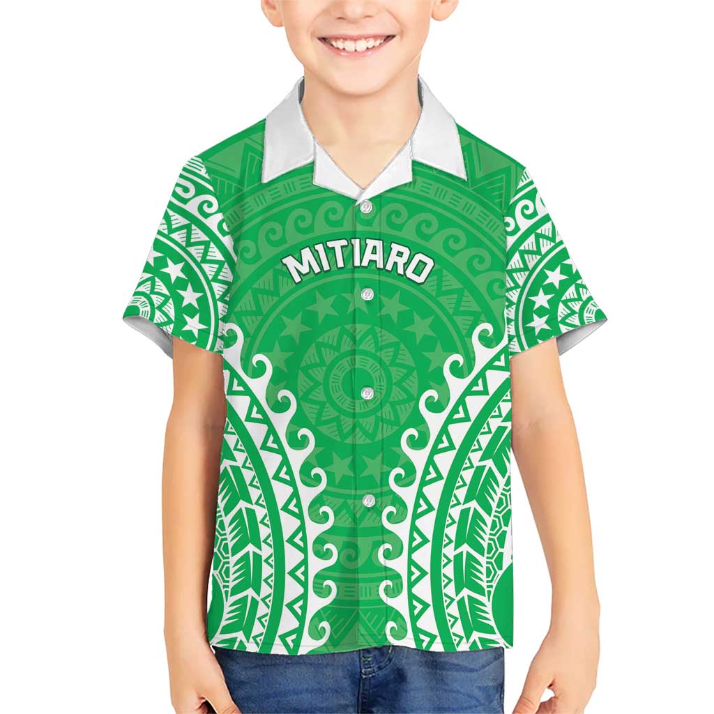 Custom Cook Islands Mitiaro Hawaiian Shirt Polynesian Tribal Tattoo LT05 - Polynesian Pride