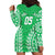 Custom Cook Islands Mitiaro Hoodie Dress Polynesian Tribal Tattoo