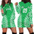 Custom Cook Islands Mitiaro Hoodie Dress Polynesian Tribal Tattoo