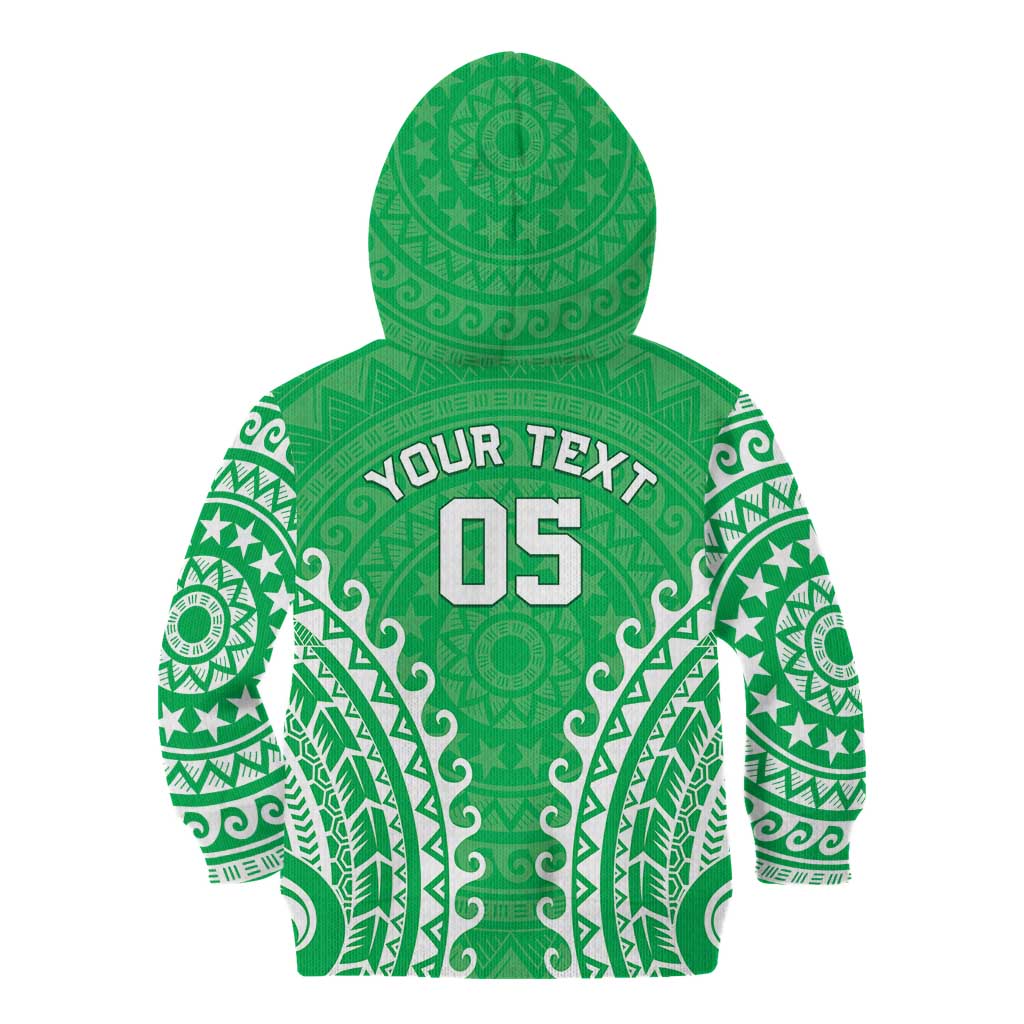 Custom Cook Islands Mitiaro Kid Hoodie Polynesian Tribal Tattoo LT05 - Polynesian Pride