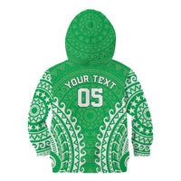 Custom Cook Islands Mitiaro Kid Hoodie Polynesian Tribal Tattoo LT05 - Polynesian Pride