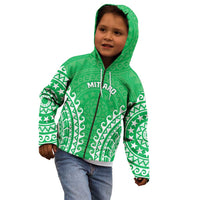 Custom Cook Islands Mitiaro Kid Hoodie Polynesian Tribal Tattoo LT05 - Polynesian Pride