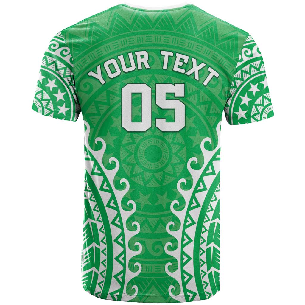 Custom Cook Islands Mitiaro T Shirt Polynesian Tribal Tattoo LT05 - Polynesian Pride
