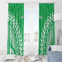 Cook Islands Mitiaro Window Curtain Polynesian Tribal Tattoo LT05 - Polynesian Pride