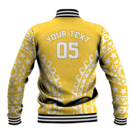 Custom Cook Islands Aitutaki Baseball Jacket Polynesian Tribal Tattoo LT05 - Polynesian Pride