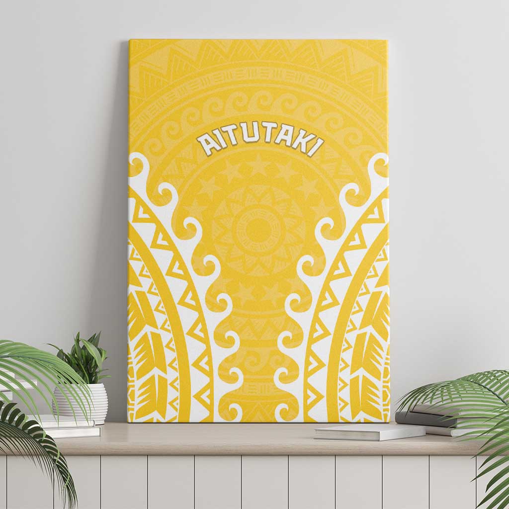 Cook Islands Aitutaki Canvas Wall Art Polynesian Tribal Tattoo LT05 - Polynesian Pride