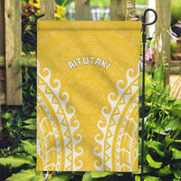 Cook Islands Aitutaki Garden Flag Polynesian Tribal Tattoo LT05 Garden Flag Yellow - Polynesian Pride