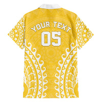 Custom Cook Islands Aitutaki Hawaiian Shirt Polynesian Tribal Tattoo LT05 - Polynesian Pride
