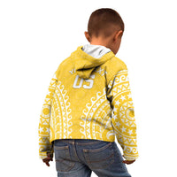 Custom Cook Islands Aitutaki Kid Hoodie Polynesian Tribal Tattoo LT05 - Polynesian Pride