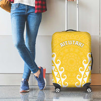 Cook Islands Aitutaki Luggage Cover Polynesian Tribal Tattoo LT05 - Polynesian Pride