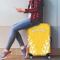 Cook Islands Aitutaki Luggage Cover Polynesian Tribal Tattoo LT05 - Polynesian Pride