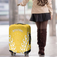Cook Islands Aitutaki Luggage Cover Polynesian Tribal Tattoo LT05 - Polynesian Pride