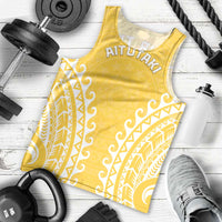 Custom Cook Islands Aitutaki Men Tank Top Polynesian Tribal Tattoo LT05 - Polynesian Pride
