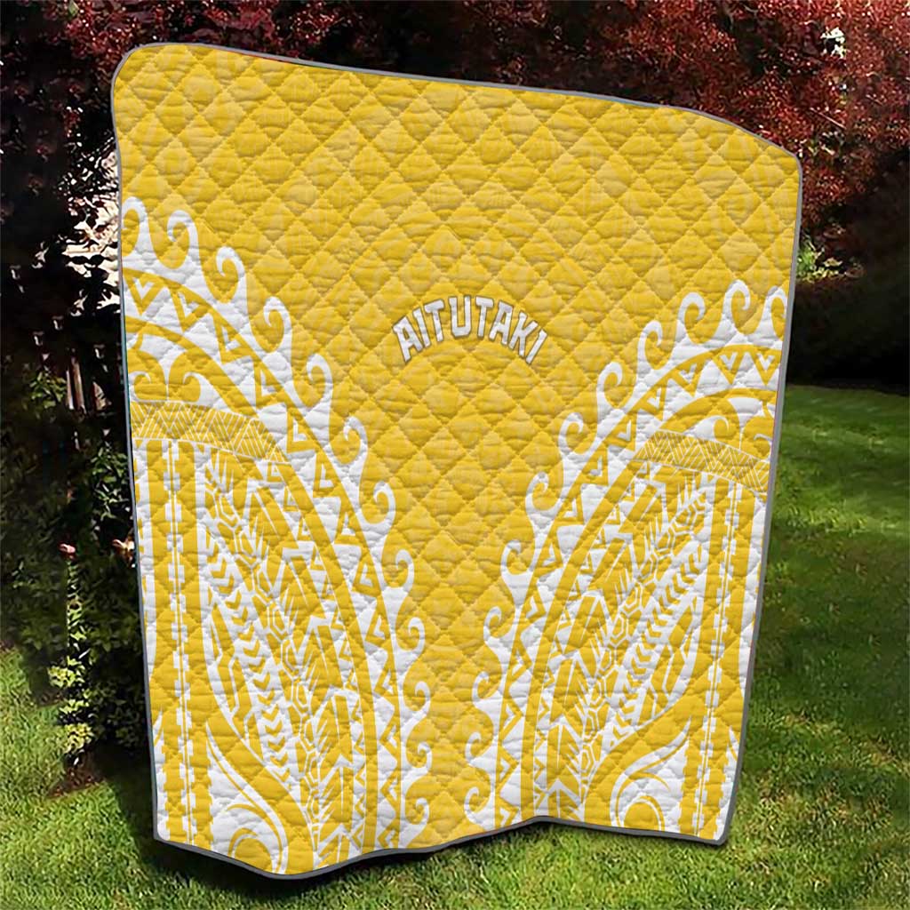 Cook Islands Aitutaki Quilt Polynesian Tribal Tattoo LT05 - Polynesian Pride