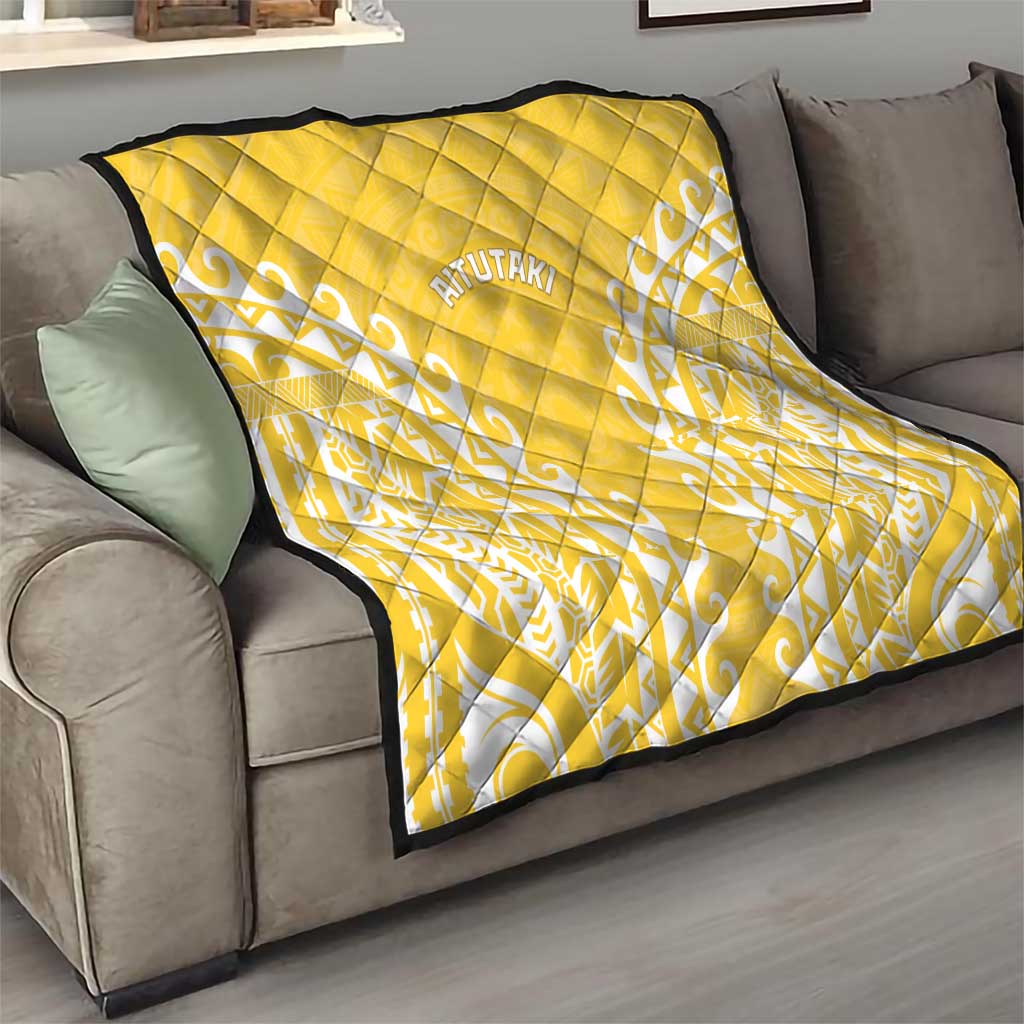 Cook Islands Aitutaki Quilt Polynesian Tribal Tattoo LT05 - Polynesian Pride