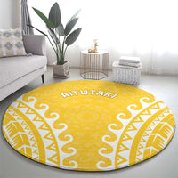 Cook Islands Aitutaki Round Carpet Polynesian Tribal Tattoo LT05 - Polynesian Pride