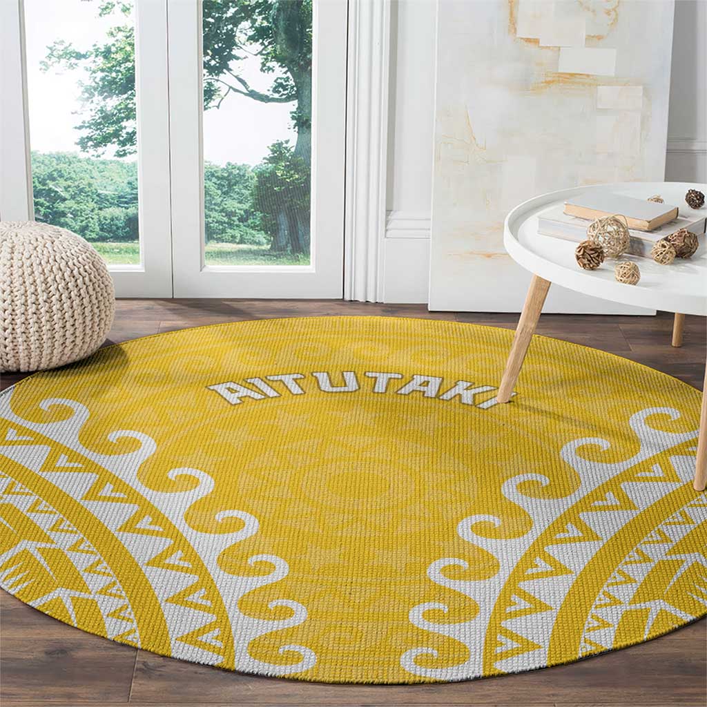 Cook Islands Aitutaki Round Carpet Polynesian Tribal Tattoo LT05 - Polynesian Pride