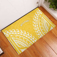 Cook Islands Aitutaki Rubber Doormat Polynesian Tribal Tattoo LT05 - Polynesian Pride