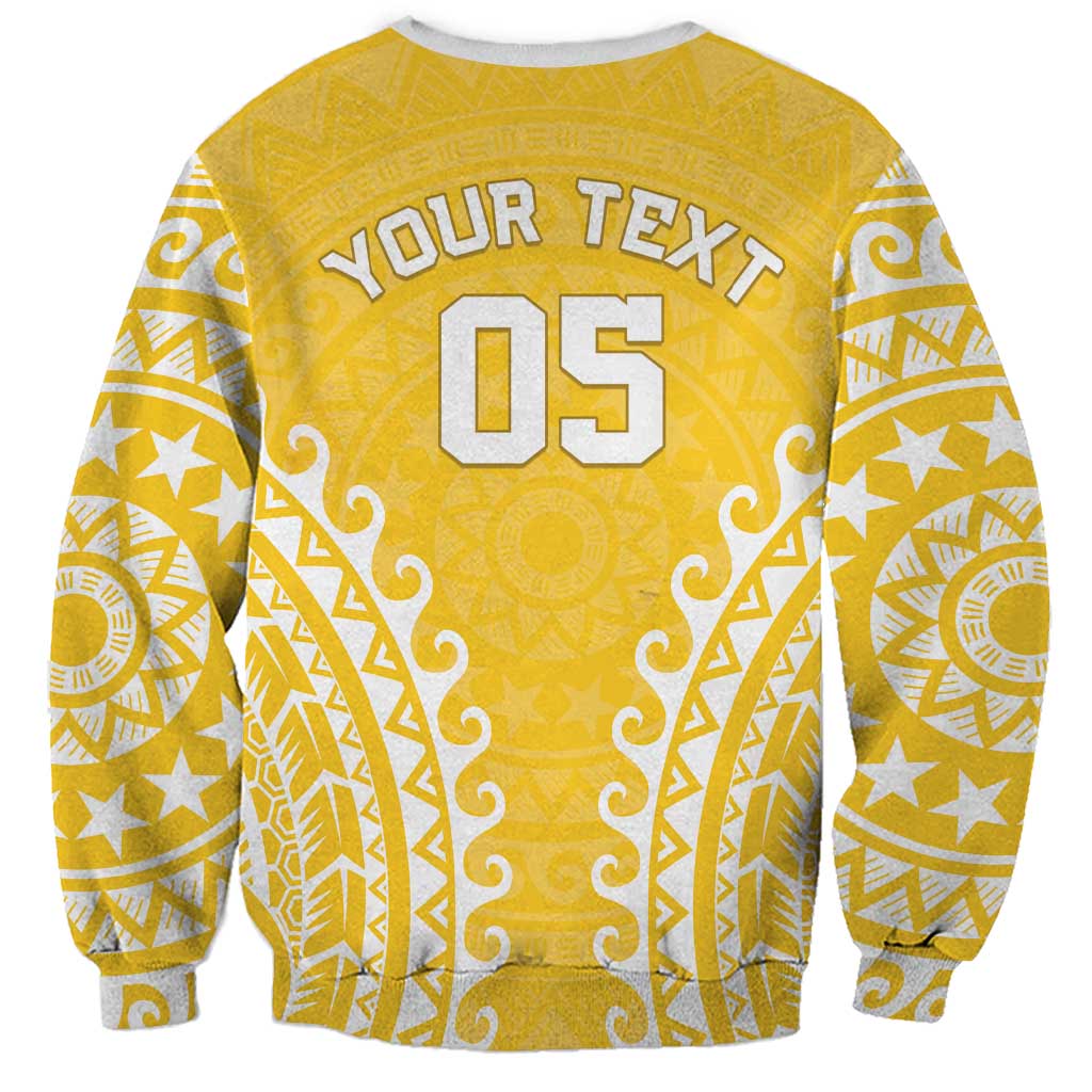 Custom Cook Islands Aitutaki Sweatshirt Polynesian Tribal Tattoo LT05 - Polynesian Pride