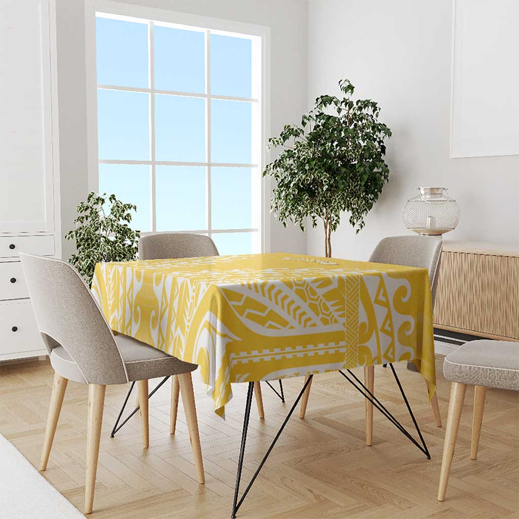 Cook Islands Aitutaki Tablecloth Polynesian Tribal Tattoo LT05 - Polynesian Pride