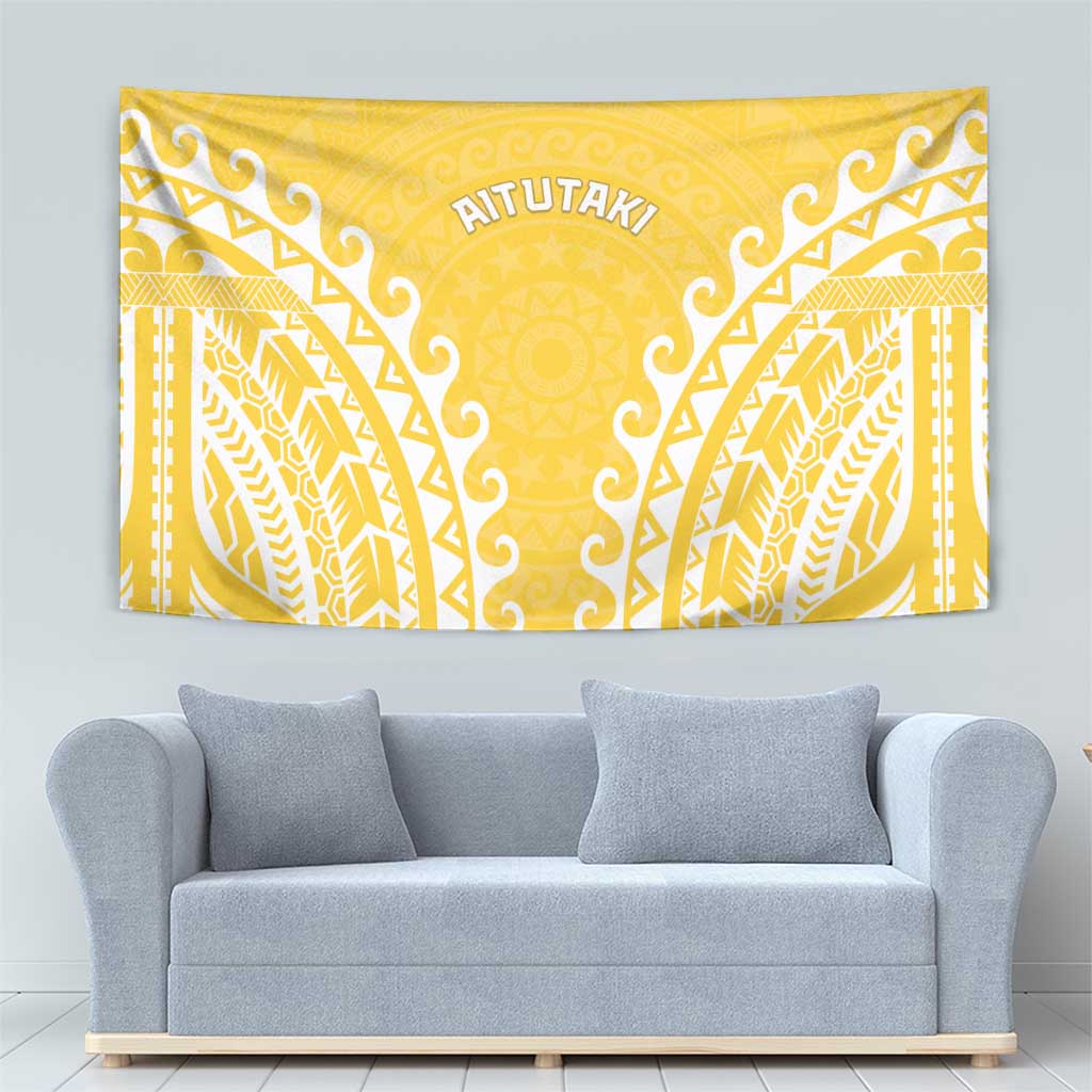 Cook Islands Aitutaki Tapestry Polynesian Tribal Tattoo LT05 - Polynesian Pride