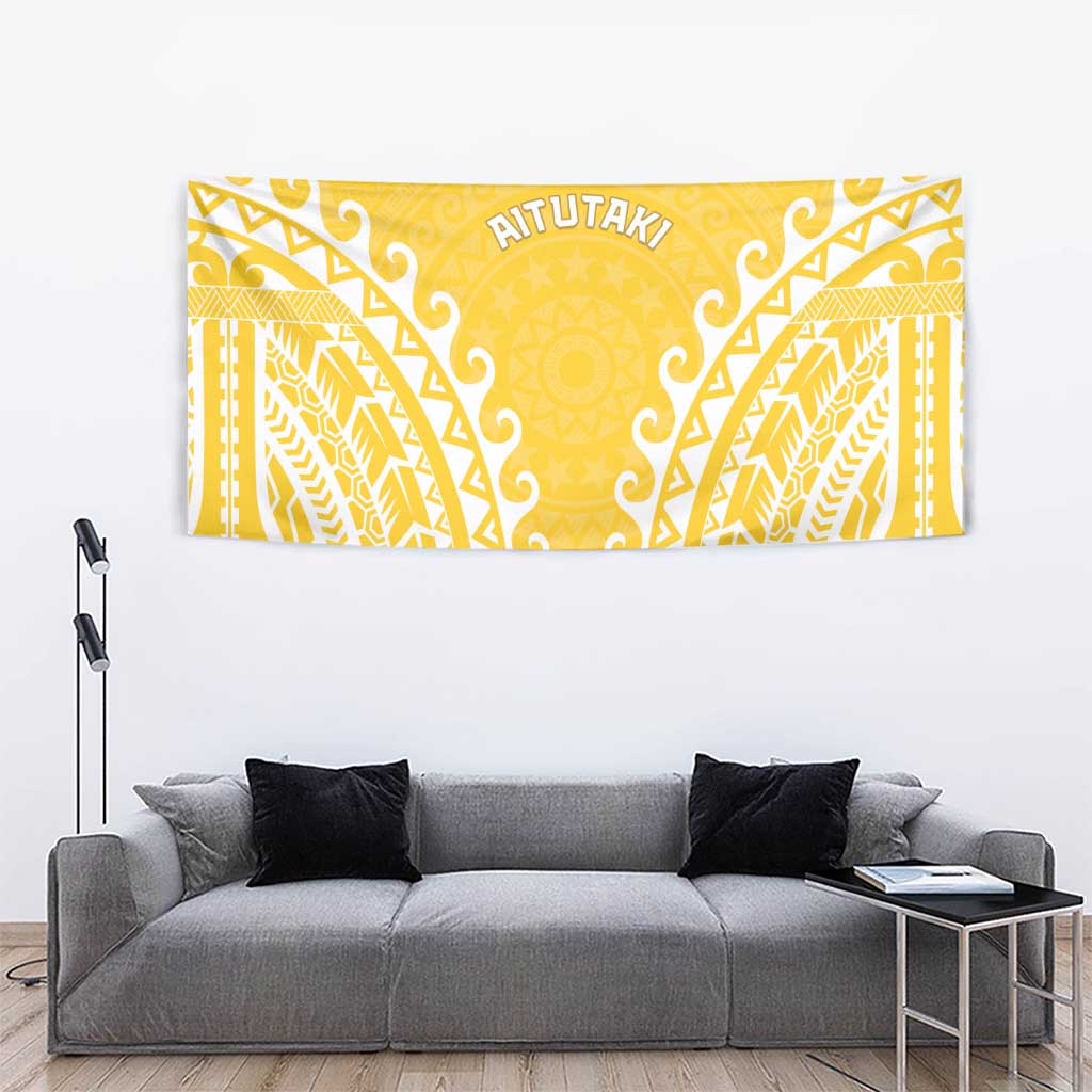 Cook Islands Aitutaki Tapestry Polynesian Tribal Tattoo LT05 - Polynesian Pride