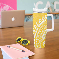 Cook Islands Aitutaki Tumbler With Handle Polynesian Tribal Tattoo LT05 - Polynesian Pride