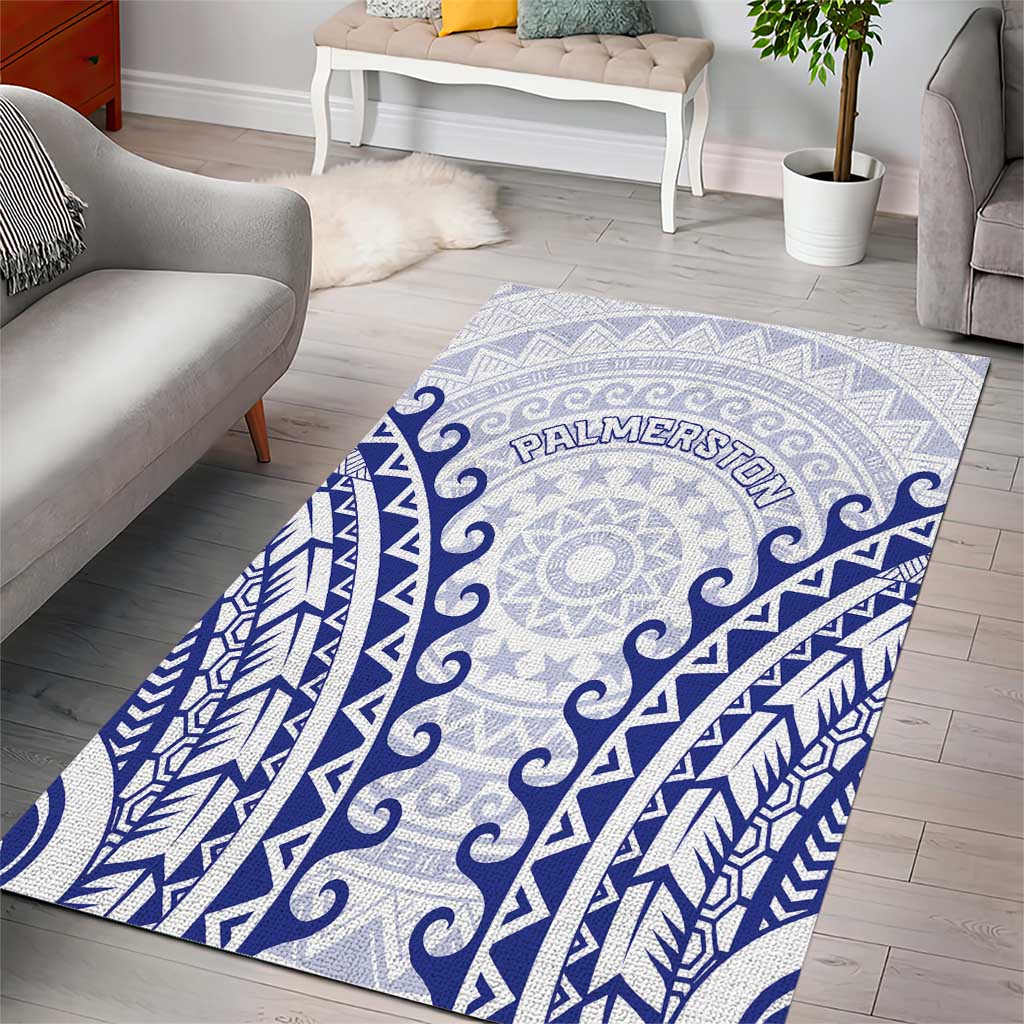 Cook Islands Palmerston Area Rug Polynesian Tribal Tattoo LT05 - Polynesian Pride
