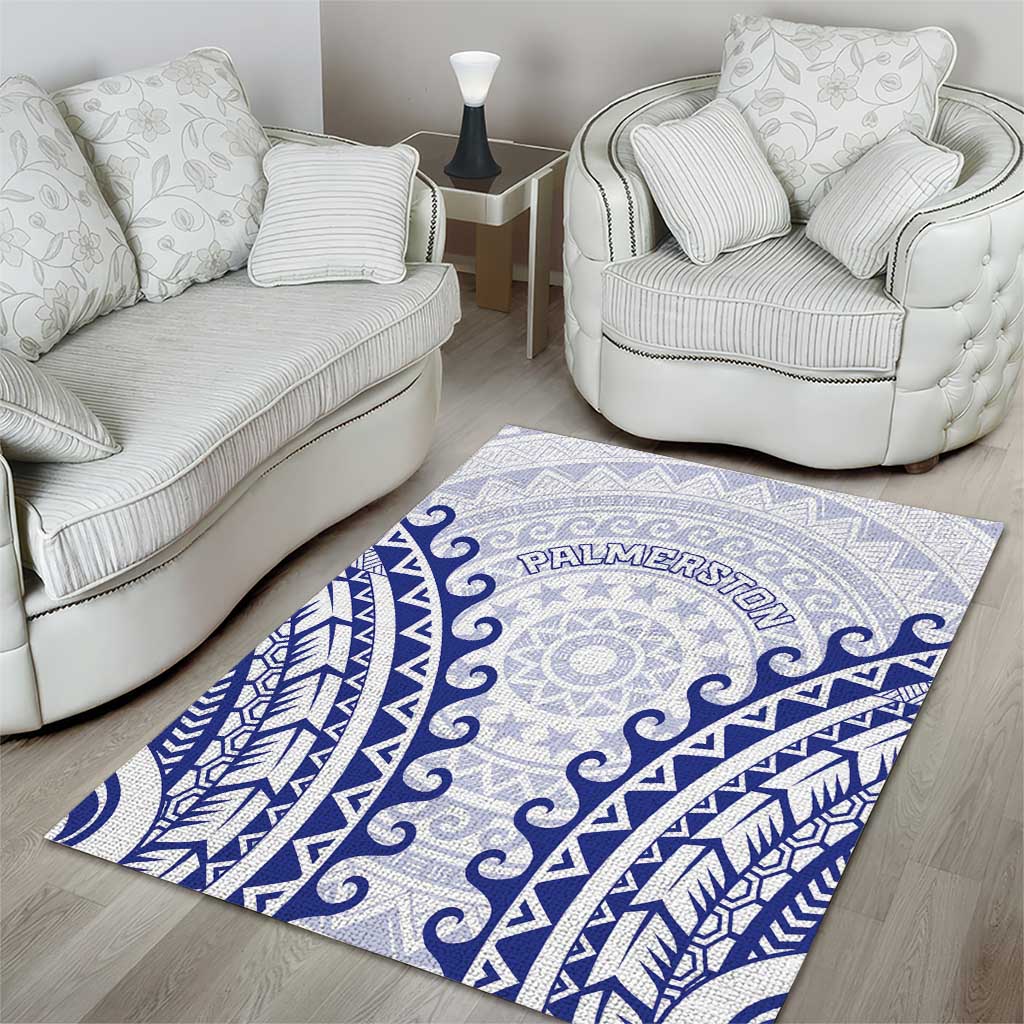 Cook Islands Palmerston Area Rug Polynesian Tribal Tattoo LT05 - Polynesian Pride