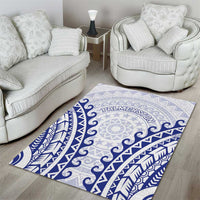 Cook Islands Palmerston Area Rug Polynesian Tribal Tattoo LT05 - Polynesian Pride