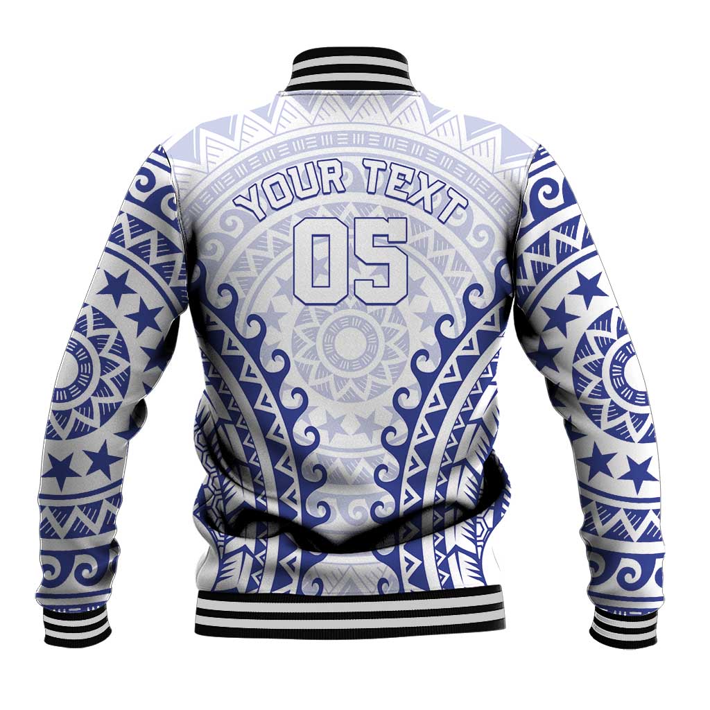 Custom Cook Islands Palmerston Baseball Jacket Polynesian Tribal Tattoo LT05 - Polynesian Pride