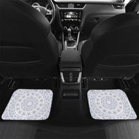 Custom Cook Islands Palmerston Car Mats Polynesian Tribal Tattoo LT05 Set 2pcs - Back Navy - Polynesian Pride