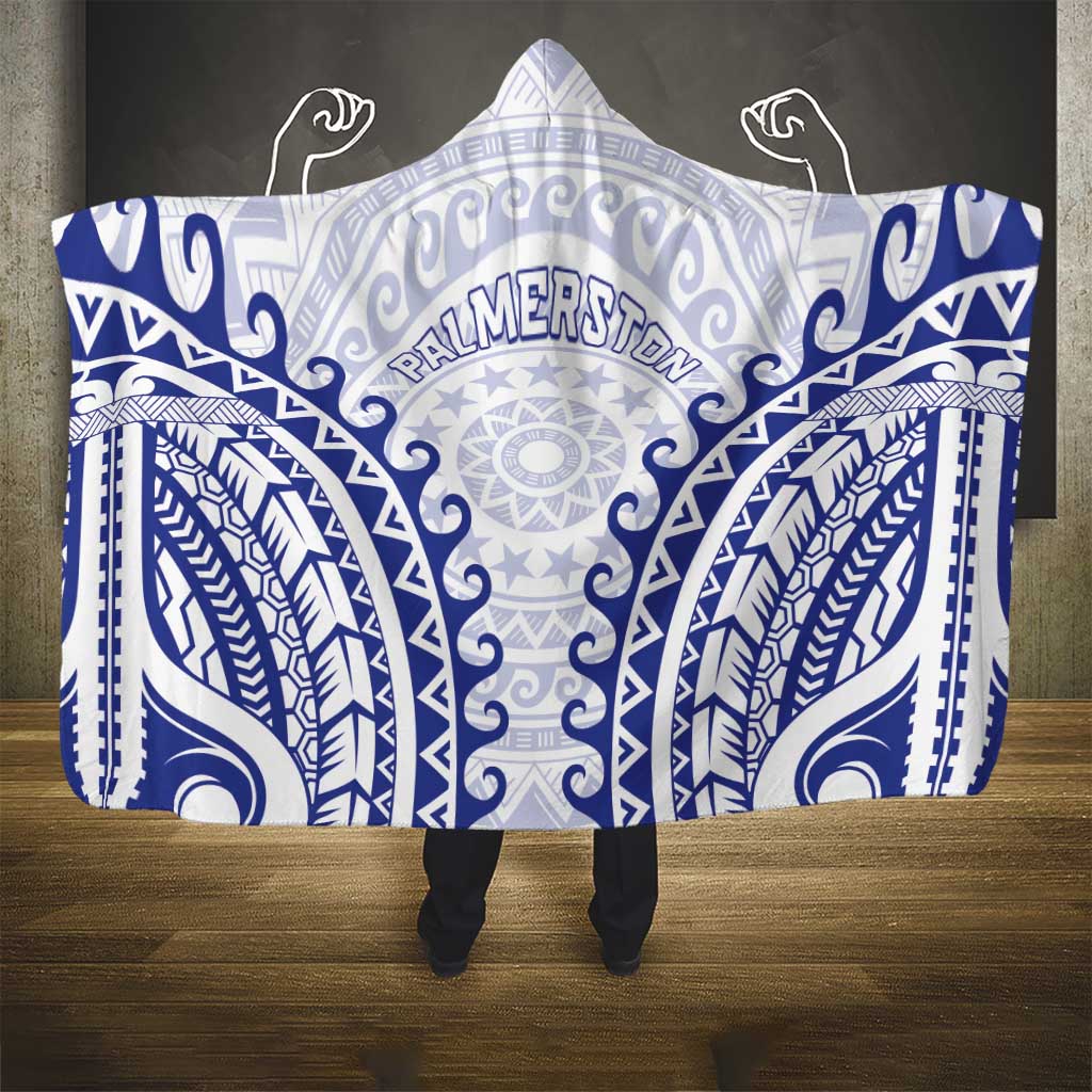 Cook Islands Palmerston Hooded Blanket Polynesian Tribal Tattoo LT05 - Polynesian Pride