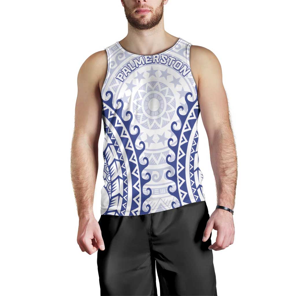 Custom Cook Islands Palmerston Men Tank Top Polynesian Tribal Tattoo LT05 - Polynesian Pride
