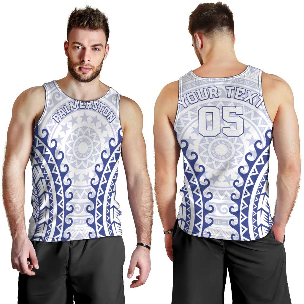Custom Cook Islands Palmerston Men Tank Top Polynesian Tribal Tattoo LT05 - Polynesian Pride