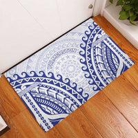 Cook Islands Palmerston Rubber Doormat Polynesian Tribal Tattoo LT05 - Polynesian Pride