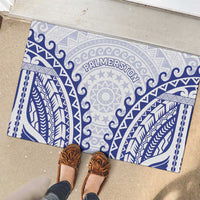Cook Islands Palmerston Rubber Doormat Polynesian Tribal Tattoo LT05 - Polynesian Pride