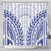 Cook Islands Palmerston Shower Curtain Polynesian Tribal Tattoo LT05 - Polynesian Pride