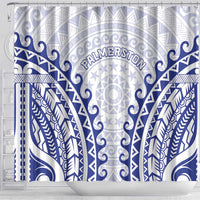 Cook Islands Palmerston Shower Curtain Polynesian Tribal Tattoo LT05 - Polynesian Pride
