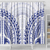 Cook Islands Palmerston Shower Curtain Polynesian Tribal Tattoo LT05 - Polynesian Pride