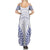 Custom Cook Islands Palmerston Summer Maxi Dress Polynesian Tribal Tattoo