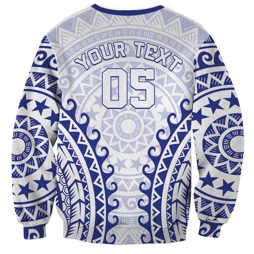 Custom Cook Islands Palmerston Sweatshirt Polynesian Tribal Tattoo LT05 - Polynesian Pride